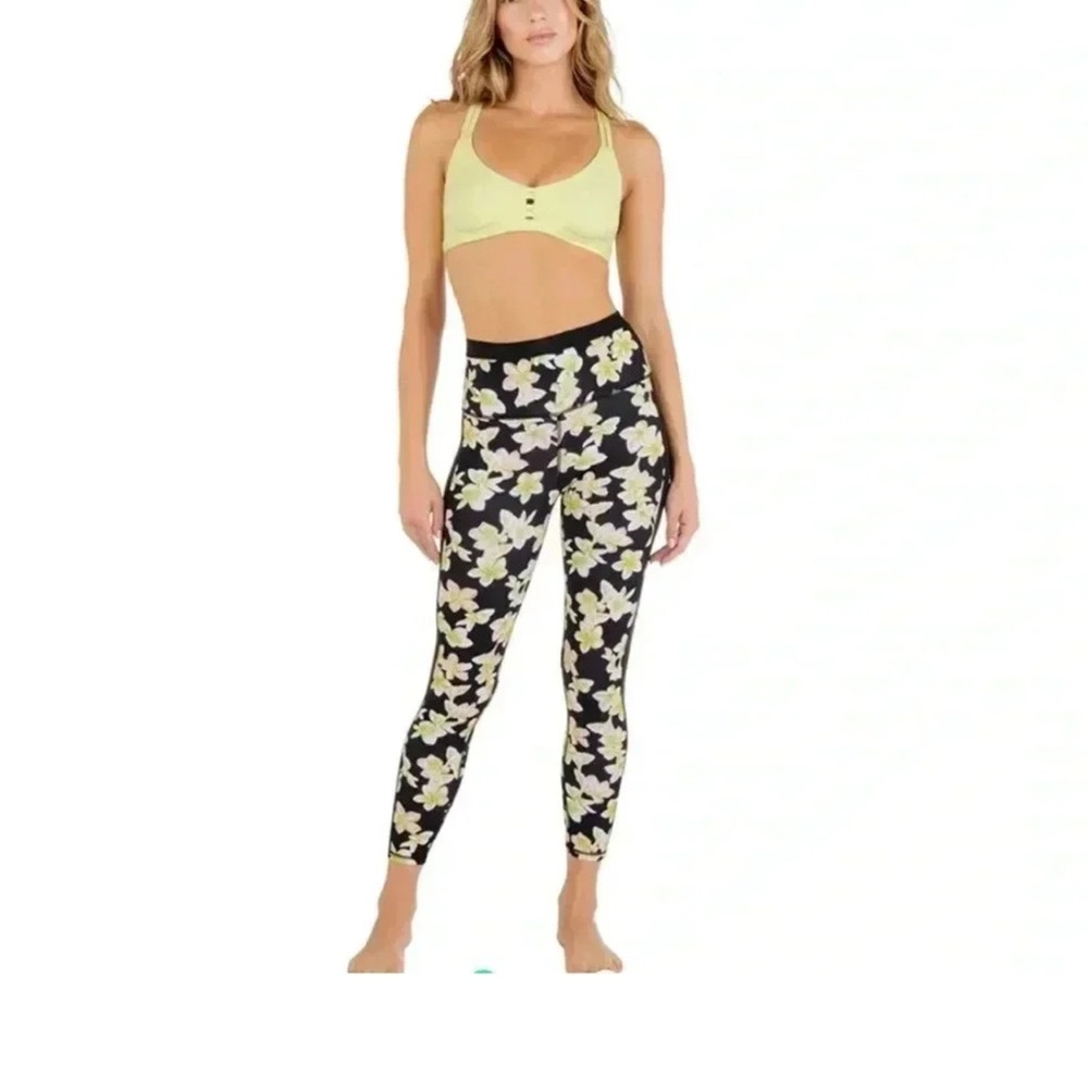 Hurley x Carissa Moore Max Plumeria Surf leggings
